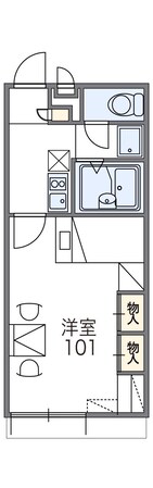 レオパレスサニーハイツの物件間取画像